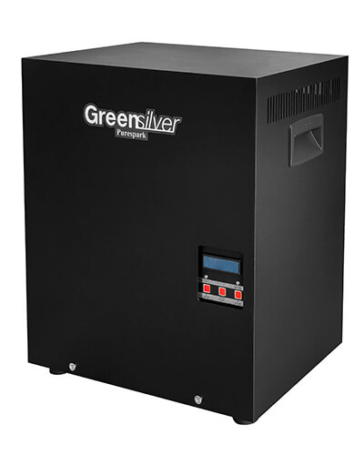 The Greensilver Purespark Argon purifier system made in Germany